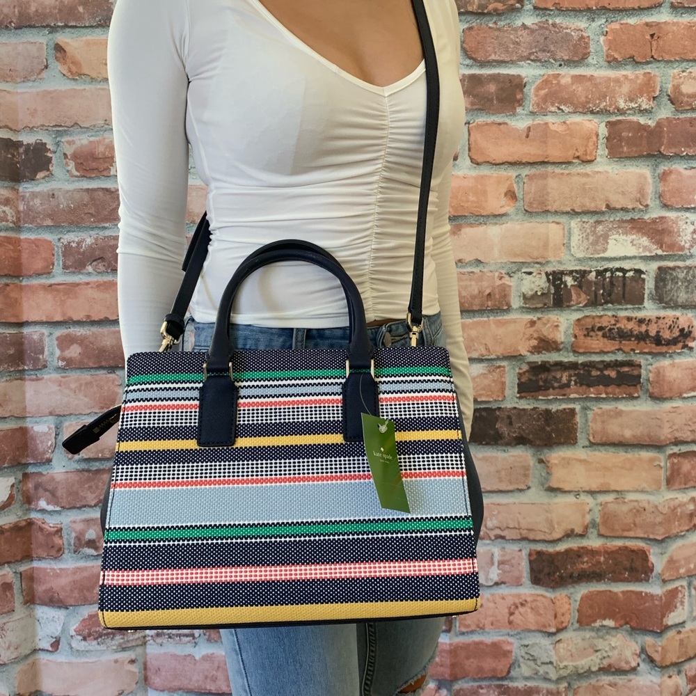 Kate spade Cameron medium satchel boardwalk stripe - Picture 6 of 7